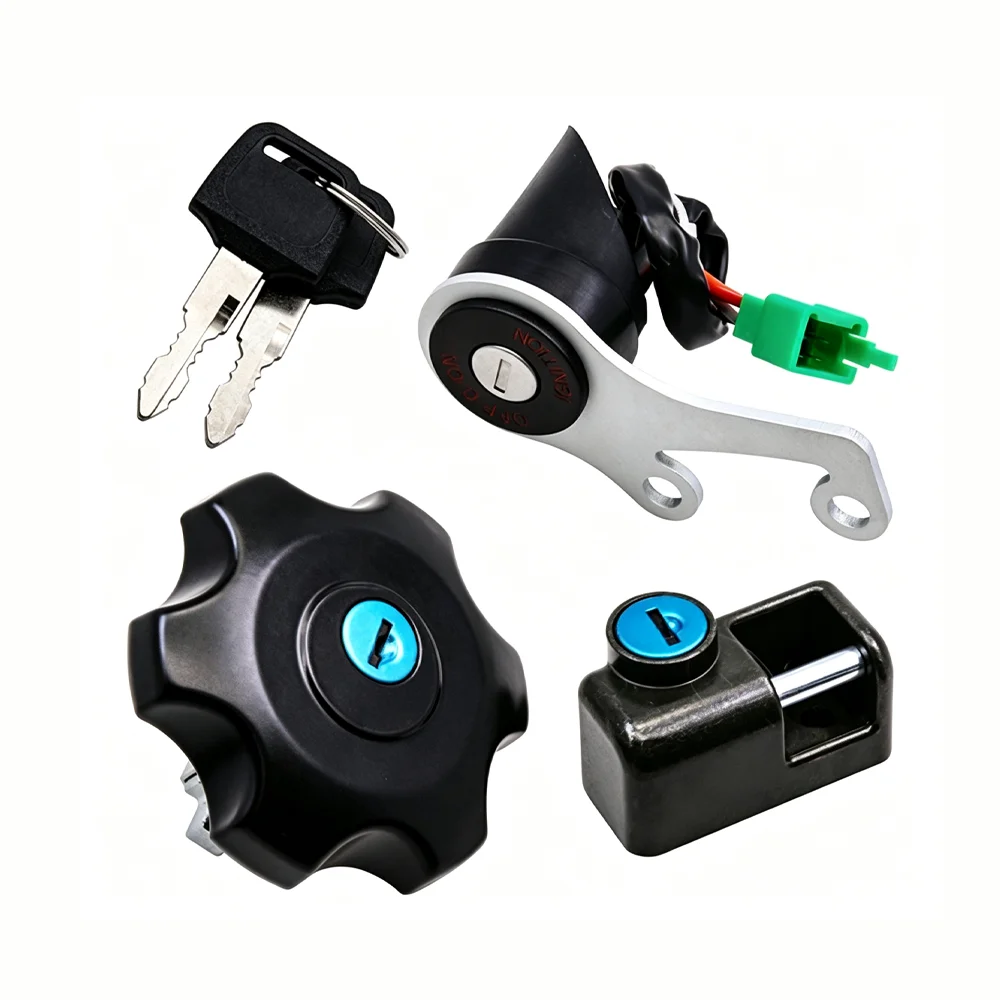 For Suzuki DRZ400S DRZ 400 S 2000-2024 Motorcycle Ignition Key Switch Gas Cap Lock Set DRZ400SM DRZ 400SM 00-24