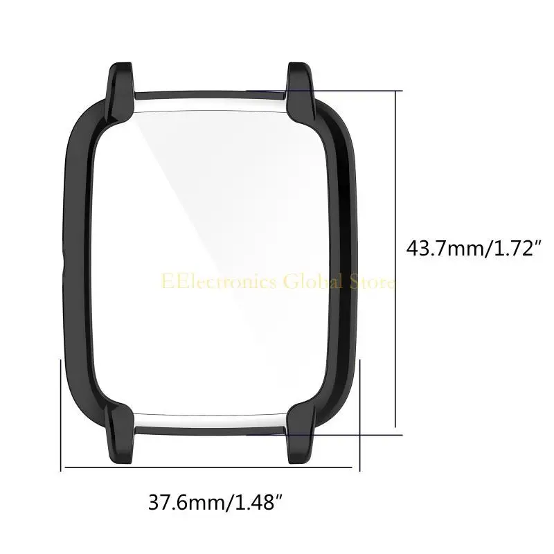 462B for ID205L/SW021 Universal 1.3'' Watch Frame Wear Resist Protective for Shell Ultra-thin Cover Screen Protector