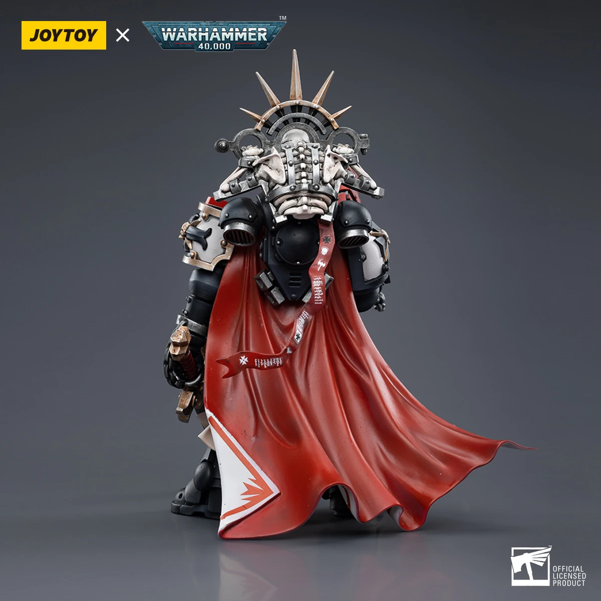 In Stock JOYTOY Warhammer 40K Black Templars Marshal Baldeckrath 1:18 Action Figure,Collection Model Gift for Adults