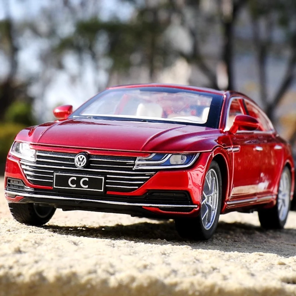 1:32 스케일 CC 비틀 GSR 자동차 모델 장난감 다이캐스트 금속 미니어처 시뮬레이션 사운드 및 라이트 풀백 차량 수집품 소년 선물