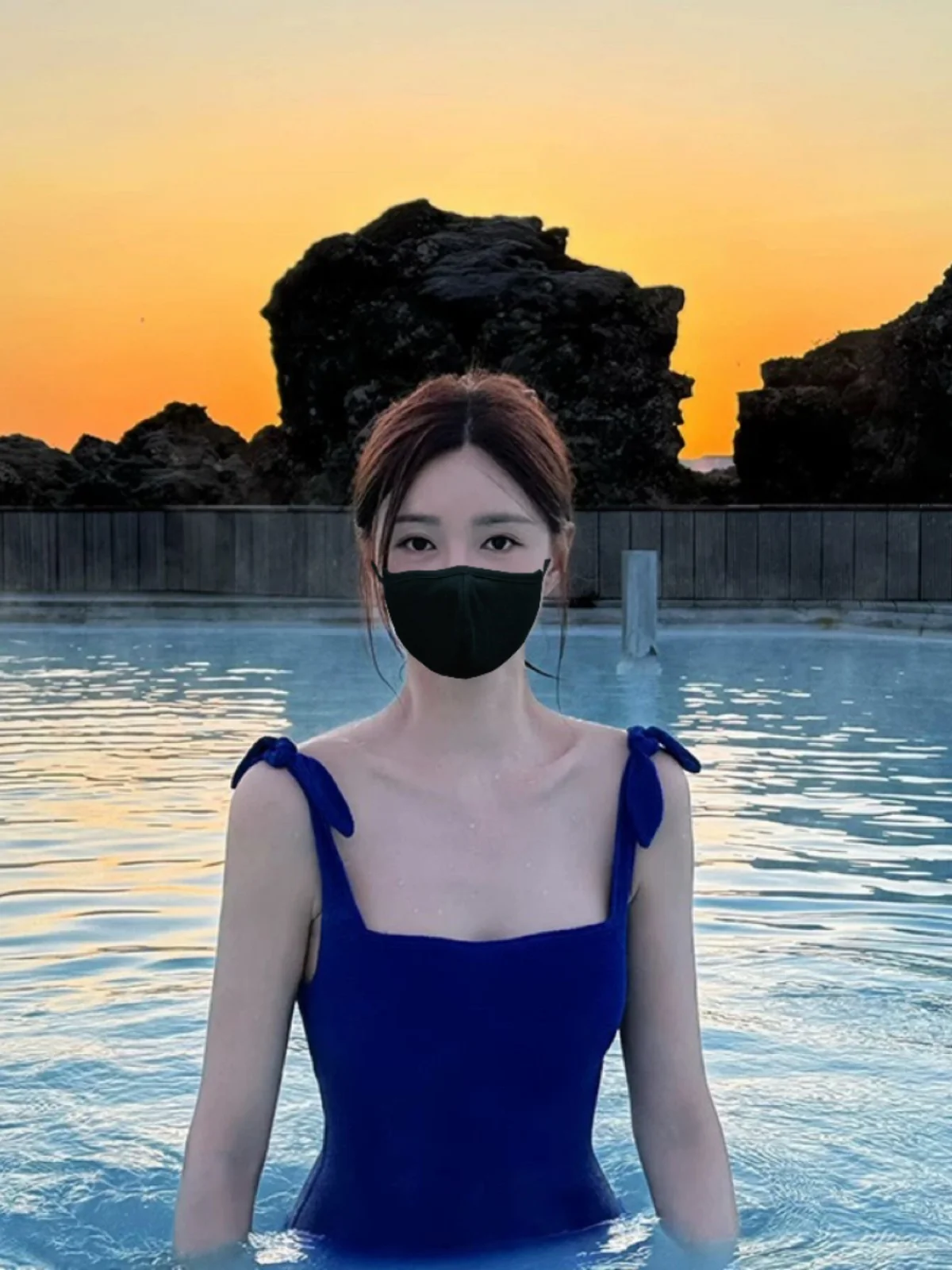 

Sexy One-Piece e Bikini Women's Swimsuit Cover-Up Beach Vaion Thermal Wear Fixed Chest Pad No Sve Casual Sle