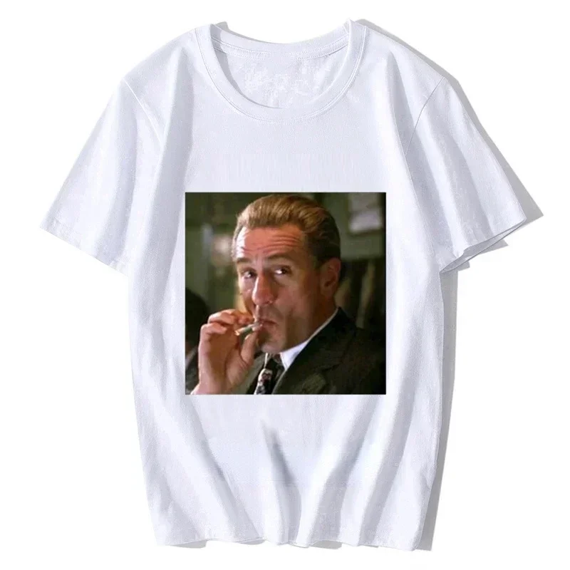 Men Tshirt Fashion Men Clothing Ropa Hombre Goodfellas Robert De Niro Gangster Movie Classic Fan T Shirt