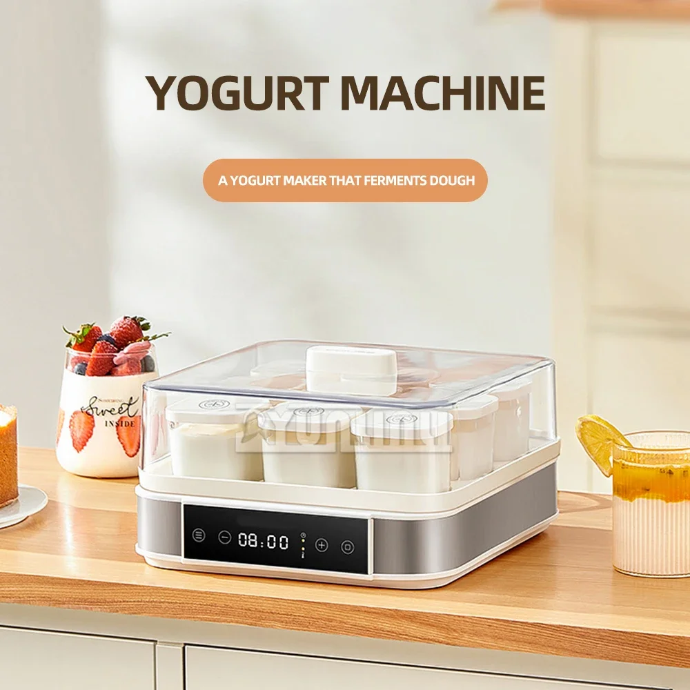 

Household automatic yogurt machine 9 cups 1.5L large-capacity milk fermentation machine, multi-functional yogurt making machine