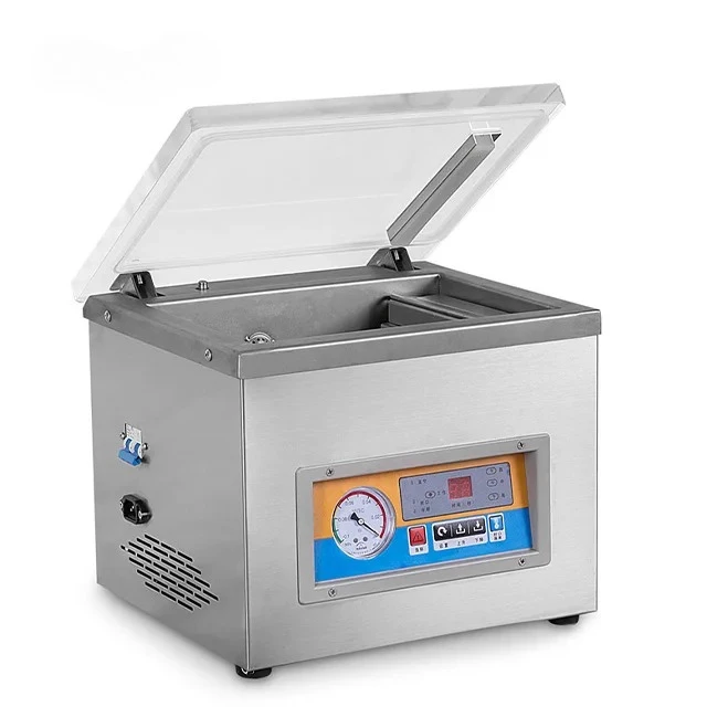 2025 New DZ-300 Electric Table Top Semi-Automatic Professional Single Chamber Vacuum Sealing & Packing Machine