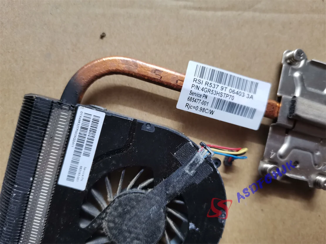 Genuine 685477-001 FOR HP Pavilion G6 G6-2000 Heatsink & Fan Cooling  fully tested