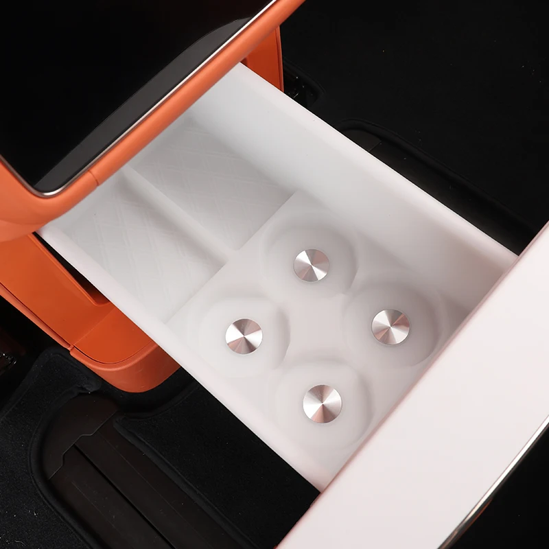 For Lynk & Co 900 2025 Car Rear Row Refrigerator Silicone Pad Waterproof Anti-slip Organizer Box Car Interior Protective Mat detail image 5