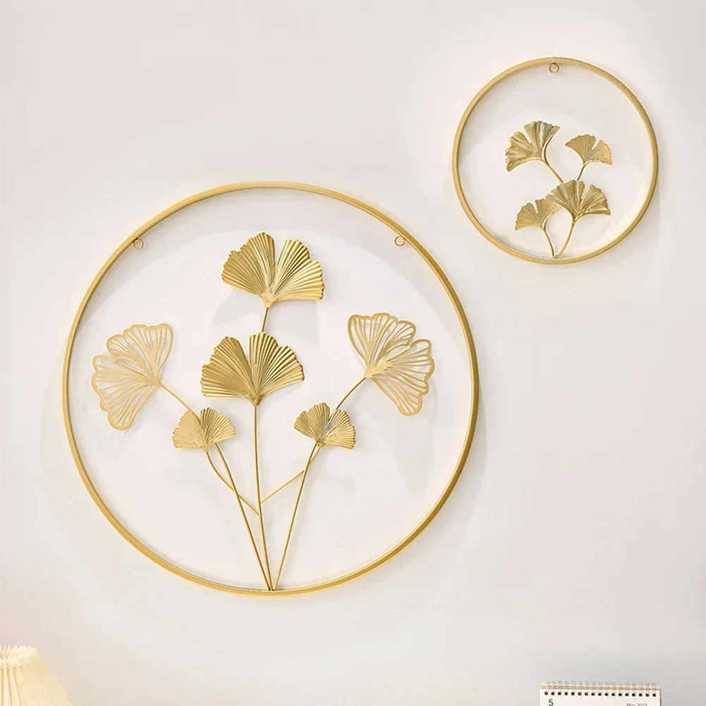 

Unique Metal Ginkgo Leaf Wall Sculpture Adds Modern Gold Touch To Home Decor For Home Decoration Festival Wedding Decor