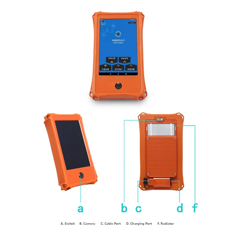Comprehensive Upgrade AIDU All-Channel ADMT-ZN 180M-1200M Top Speedy Underground Water Detector -10 Seconds Detection