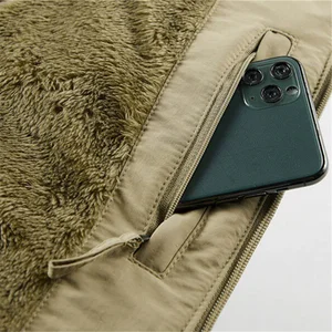 Herrendicke Wolllastweste, ärmellose heiße Jacke, feste Farbe, taktische Mantel mit Taschen, Arbeitsweste, 6xl, neu, Winter, 2022 10 Hauptverkäufe Herren -Sweatshirt - №4