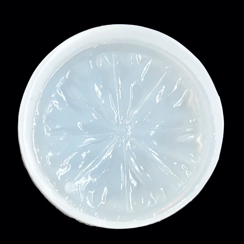 쥬얼리 도구용 DIY 크리스탈 에폭시 송진 몰드 송진 실리콘 몰드, 레몬 모양 쥬얼리 액세서리