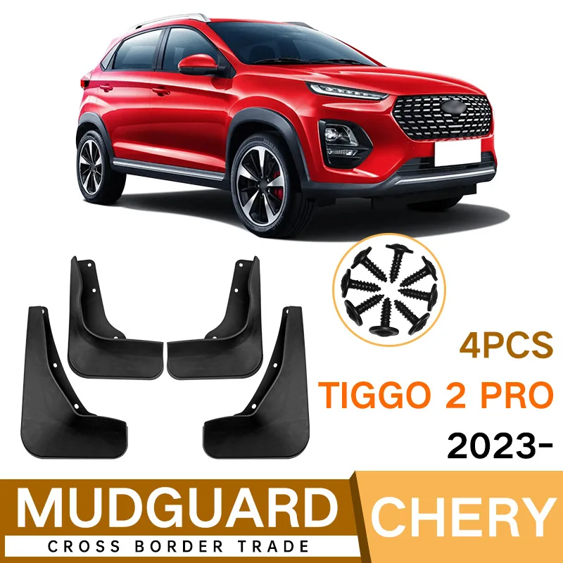 For Chery Tiggo 2 Pro PLUS 2023 Car Mud Flaps Mudguards Splash Guards Fender Mudflaps Car Accessories
