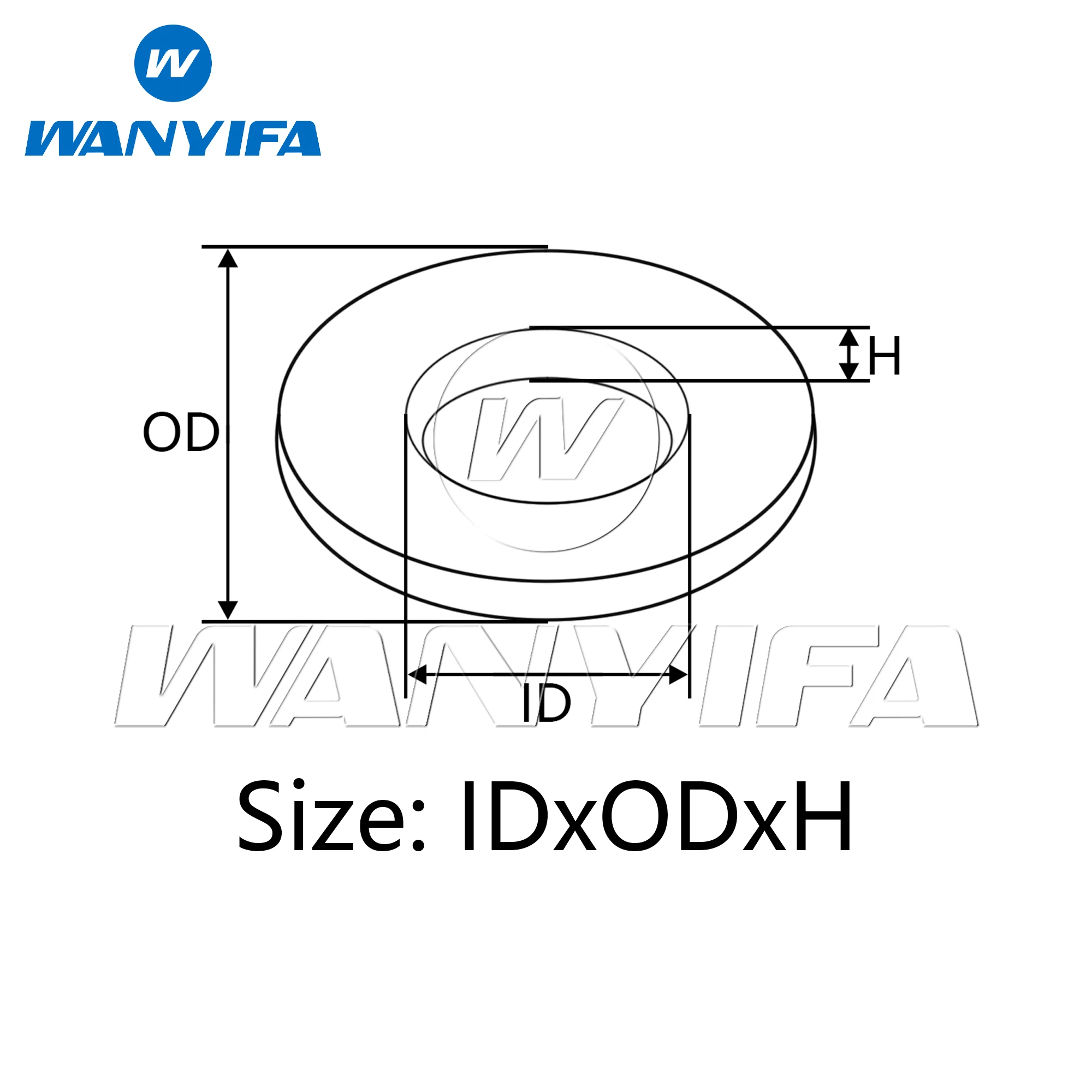 Wanyifa 10pcs Aluminum Washers M3 M4 M5 M6 M8 Anodized Colourful Flat Gaskets for RC Part