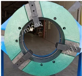 Center Hole 80mm Clamping Range - D200 Self-centering Three-Jaw Manual Lathe Chuck Welding Positioning Turntable Accessory