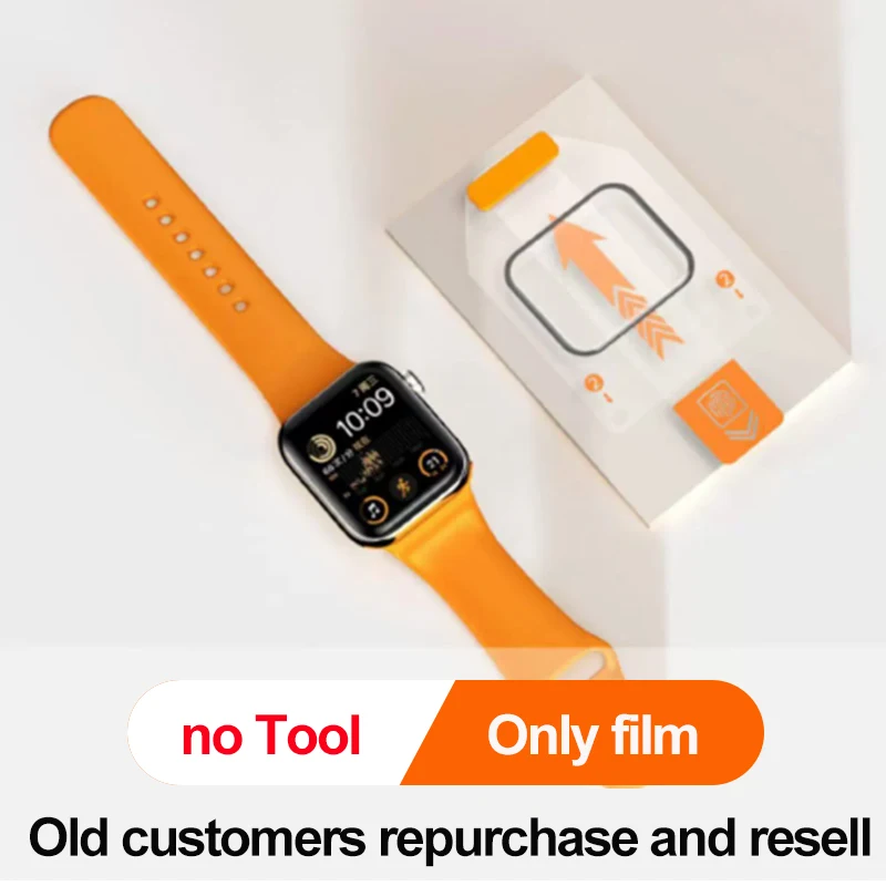 Screen Protector for Apple Watch 10 9 8 7 6 5 4 SE 46/42/45/41/44/40mm Hydrogel Film for iWatch Ultra 2 1 49mm Protective