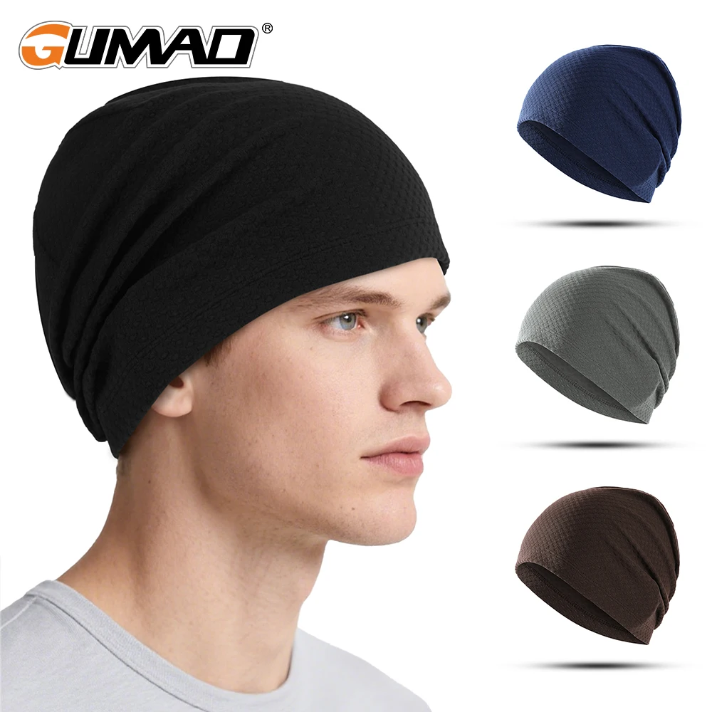 

Winter Running Caps Warm Ski Windproof Elastic Beanies Cap Sports Cycling Snowboard Hiking Camping Soft Slouchy Skullies Hats