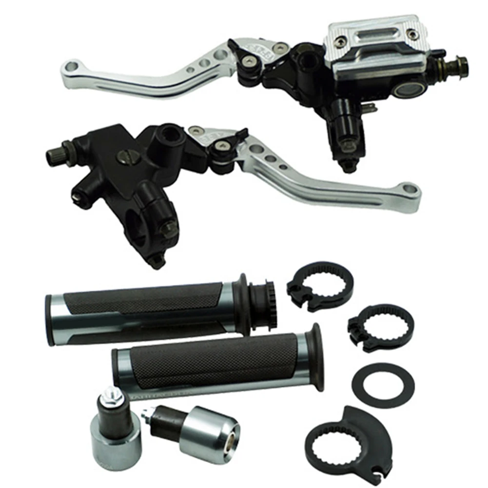 

Motorcycle Brake Pump and Throttle Handle with CNC Clutch Handle Designed for 78 Handlebars with Enhanced Control