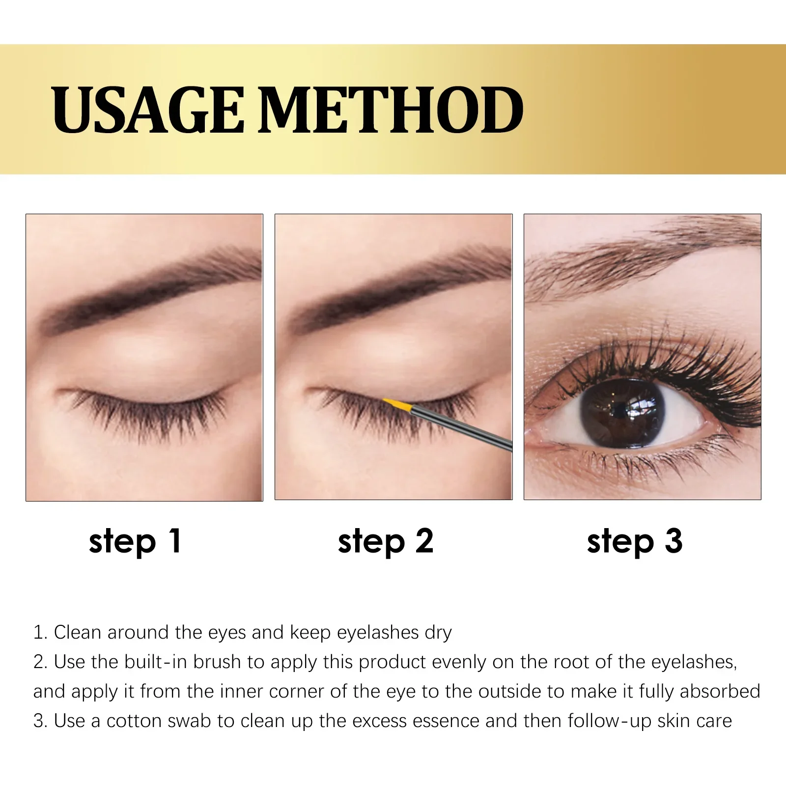 Eyelash Nutrition Liquid Longer Fuller หนาขนตาขนตา Fast Growing Eyebrow Enhancer เซรั่มผลิตภัณฑ์ Lash Lift Eye Care