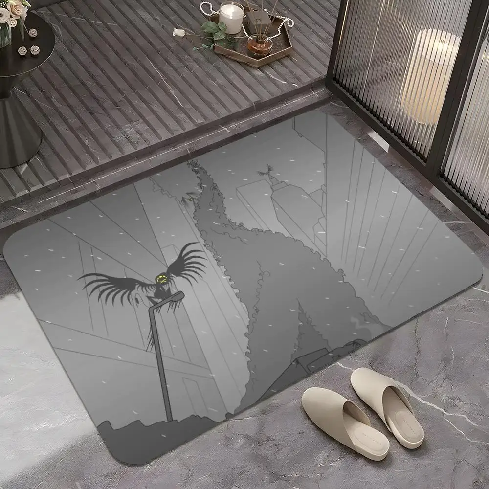 Anime M-Murder D-Drones Floor Mat HD Art Wall Room Decor Home Waterproof Home Living Bar Decorative Paintings