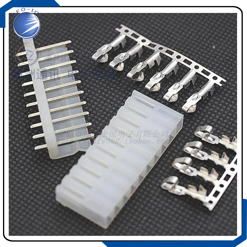 50セット 2/3/4/5/6/7/8/9/10/11/12P ピンヘッダー 3.96MM オスとメス+ハウジング CH3.96 コネクタ PH-A ストレートピン 180度