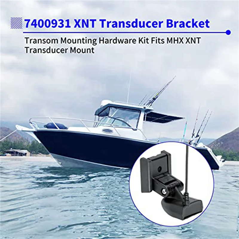 

【Superdeals】2X For 7400931 XNT Transducer Bracket, For XHS Model Transducers,Transom Mounting Hardware Kit For XNT 9 20