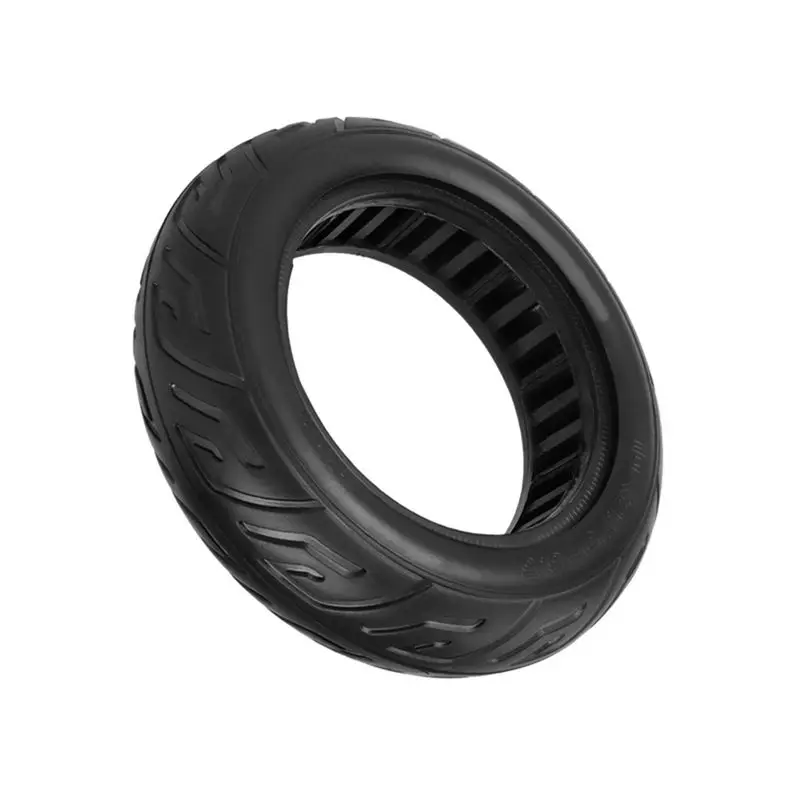 L71A 10X2.70-6.5 Road Solid Tire Electric Scooter Hollow Explosion-Proof Air-Free Tire Durable Easy Install