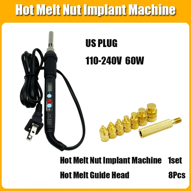 Wärme Set Einsatz Lötkolben Spitze Kopf M2 M3 M4 Hot Melt Einsätze Mutter Messing Schraube Eingebettet Gewinde Einsetzen Kit Kunststoff 3d Druck