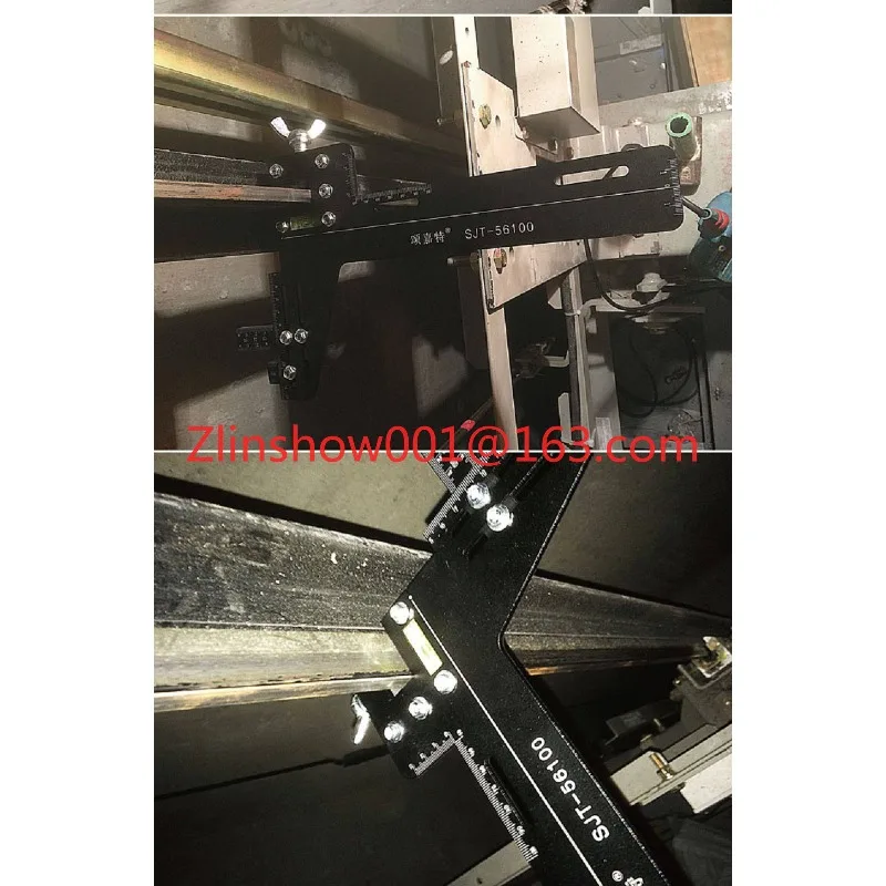 Elevator calibration ruler Single line calibration ruler pallet Reverse back guide rail