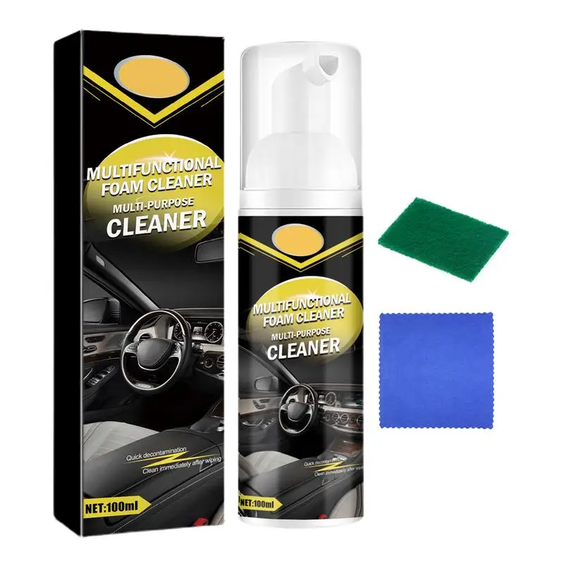 

Multi-Purpose Foam Cleaner Leather Clean Wash Automoive Car Interior Home Wash Maintenance Surfaces Spray Auto Accessories