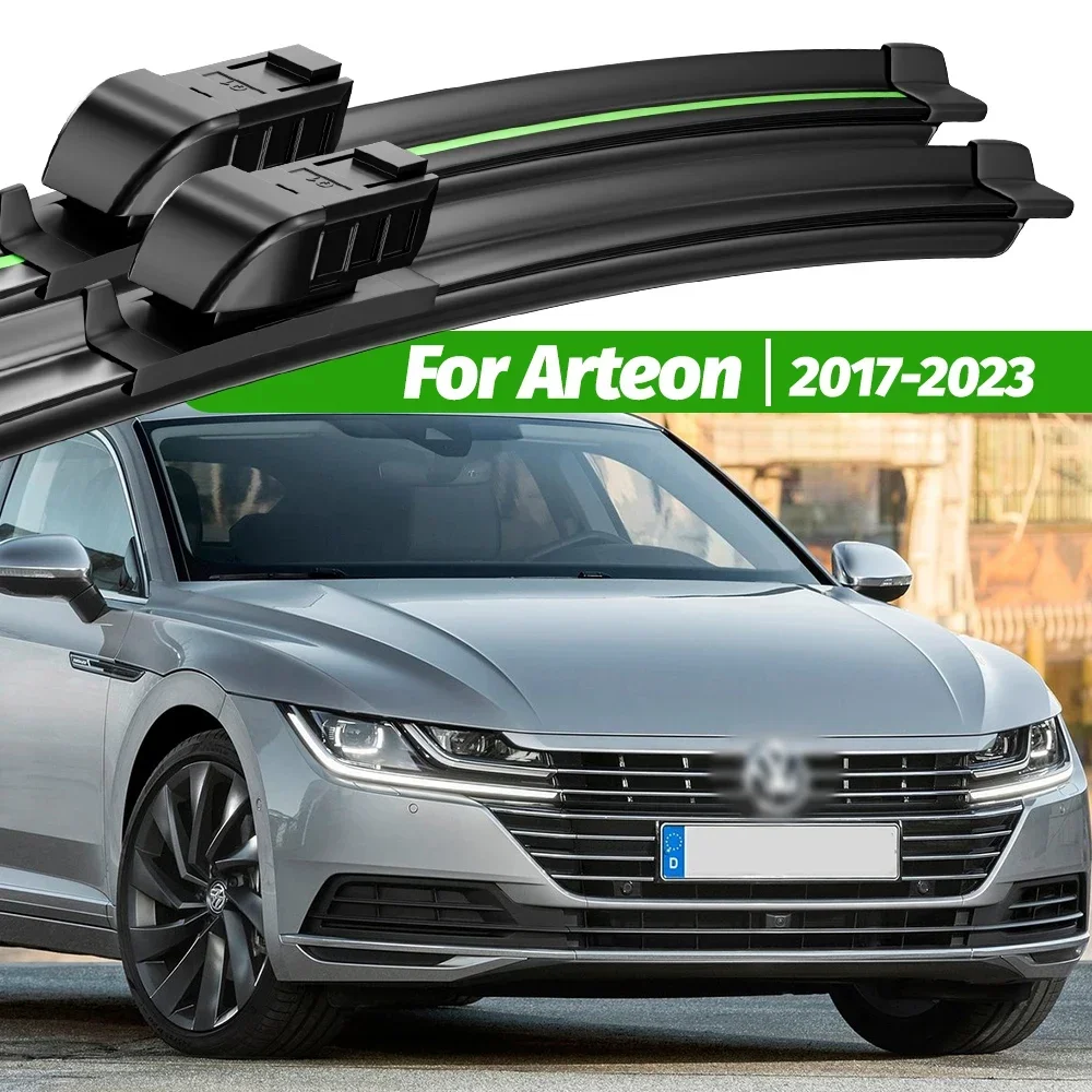 

For Volkswagen VW Arteon 2017-2023 2pcs Front Windshield Wiper Blades 2018 2019 2020 2021 2022 Windscreen Window Accessories