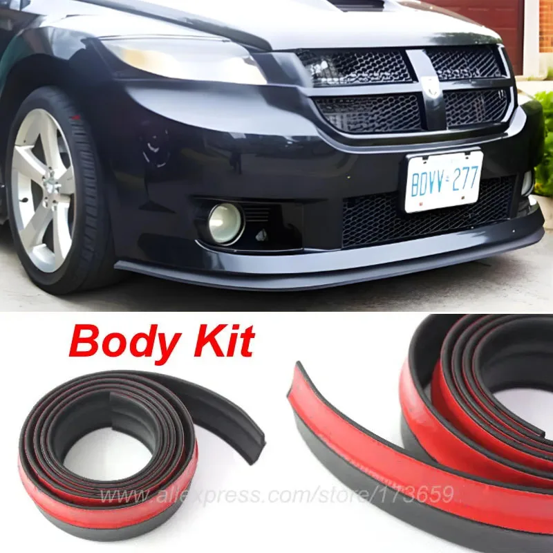Kit de carrocería para coche: alerón delantero, cintas adhesivas, deflector de goma para parachoques, labios de parachoques para Dodge i10, Journey, JC, JCUV, Intrepid, Magnum, Stratus, Trazo