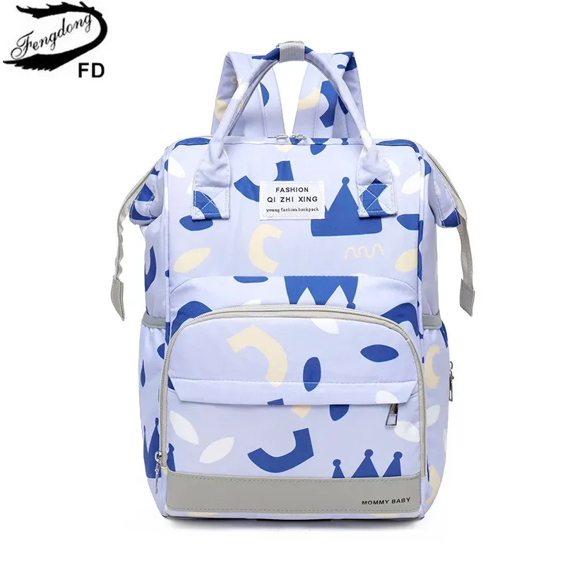 

Large Capacity Mommy Backpack Waterproof Multifunctional Maternity Nappy Diaper Bag - Travel-Friendly Baby Essentials Organizer