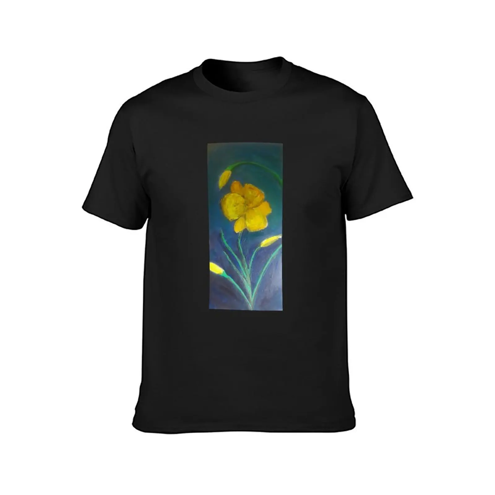 Yellow magnolia T-Shirt anime clothes oversizeds graphics shirts graphic tees T-shirts for men cotton