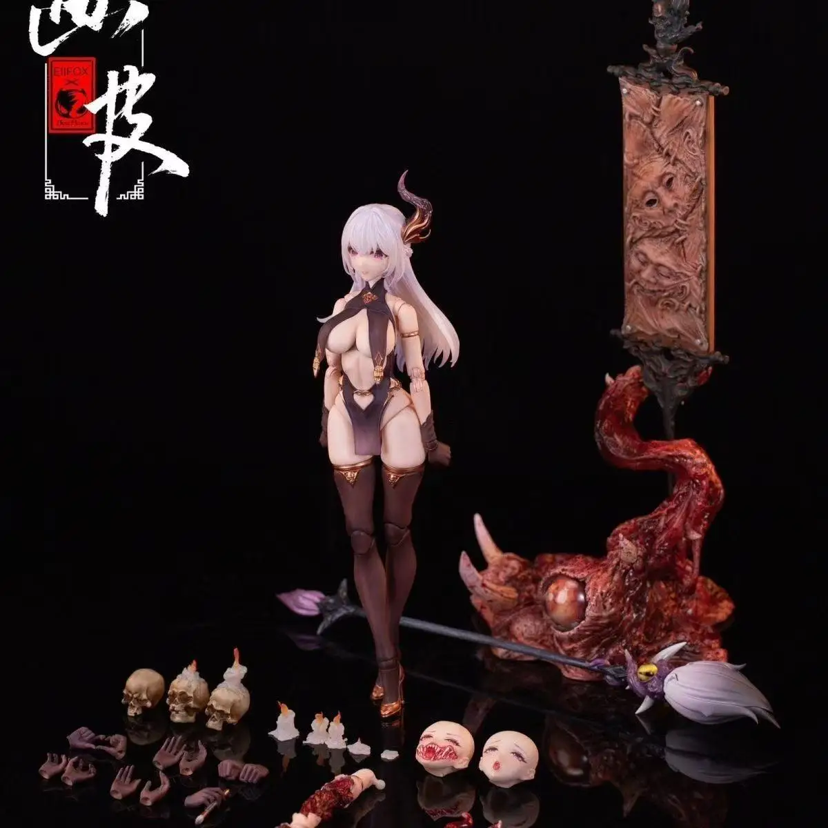 

В наличии: Фигурка Eiifox BearPanda из серии «Китайские боги и духи» — «Раскрашенная кожа», подвижная кукла-фигурка 1/12