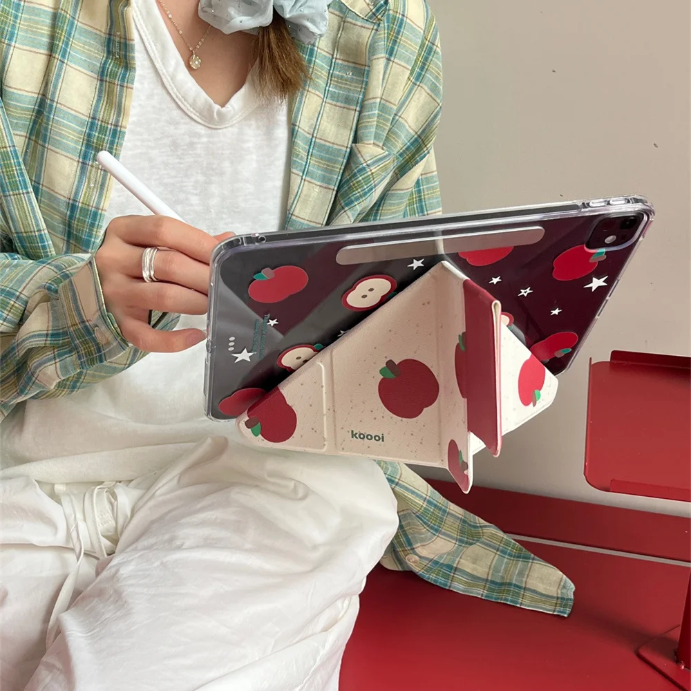 Star Apple Cover for iPad air 2024 13 Generation 10.9 iPad 9.7 Air4 5 6 10.2 7 8 9th 10th Pro11 mini 7 6 with sleep wake Cases
