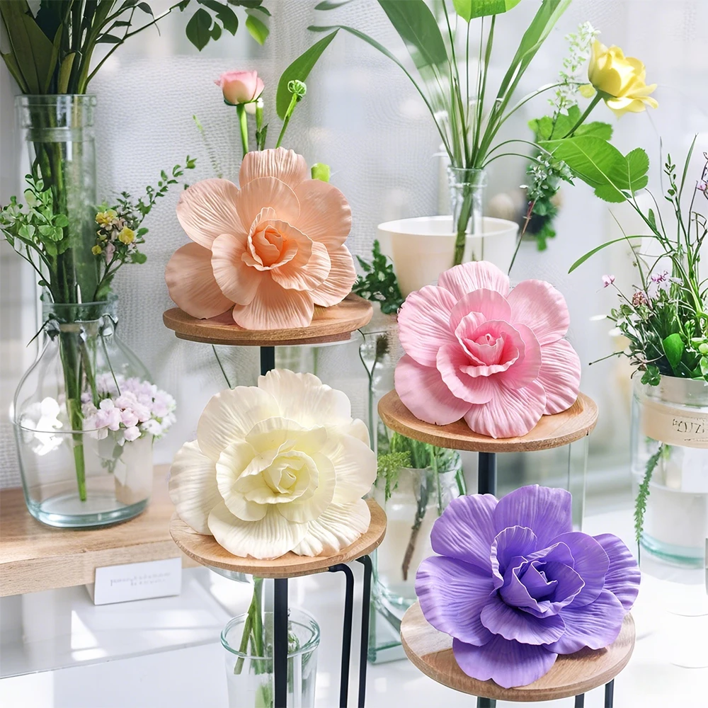 

Большой искусственный цветок из полиэтилена, украшение для дома, свадебное торжество, украшение торгового центра, реквизит для фотосъемки