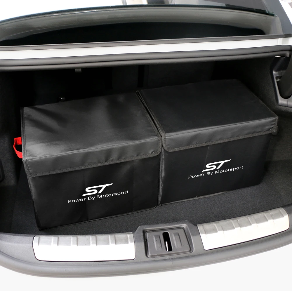 Portable Storage Cargo Box Car Accessories For Ford ST Fiesta Focus Edition Mondeo Fusion Ecosport Explorer Puma St Line 2019