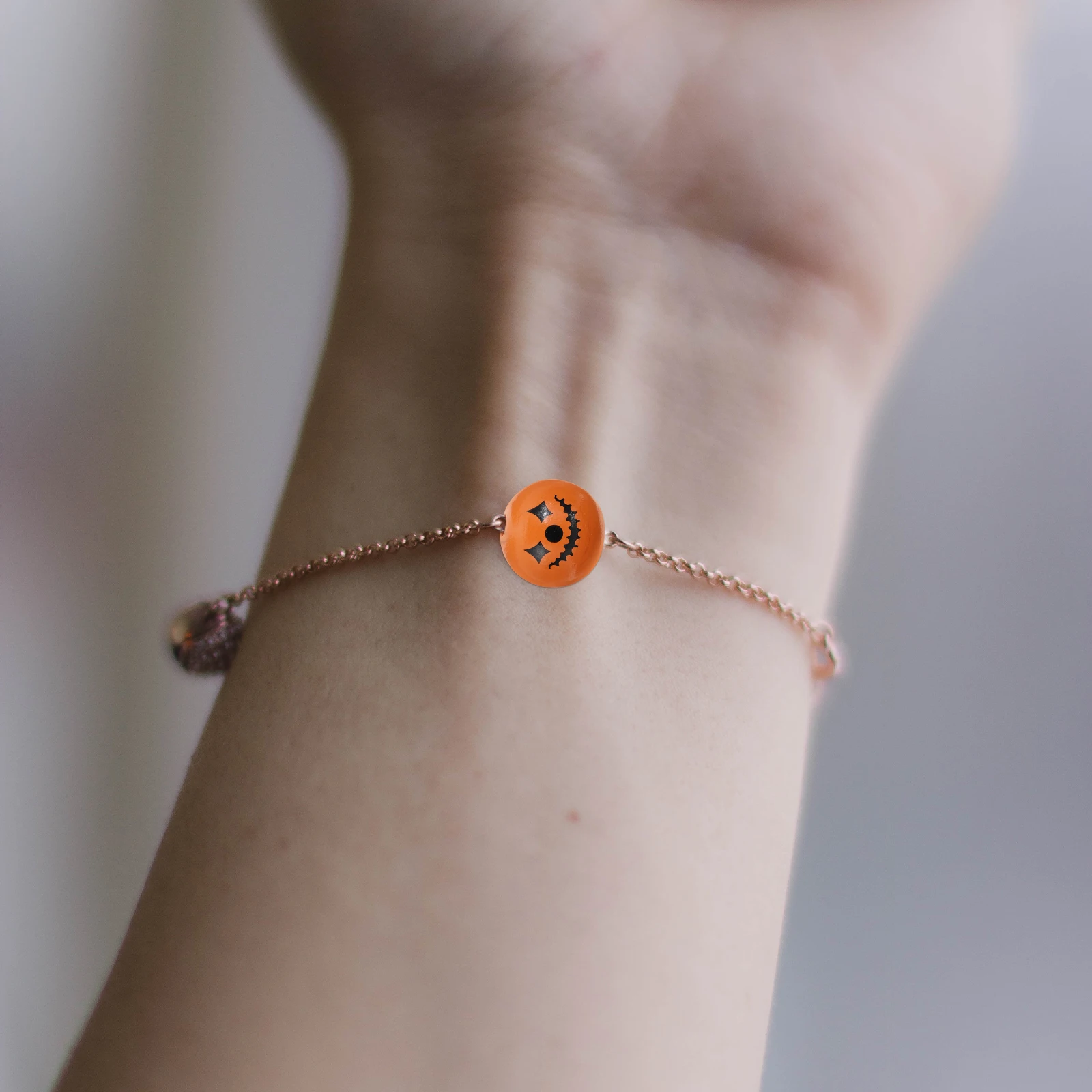 

Beads for Jewelry Making Pumpkin String Colored Charm Spooky Orange Wooden Spacer Charms Decoration