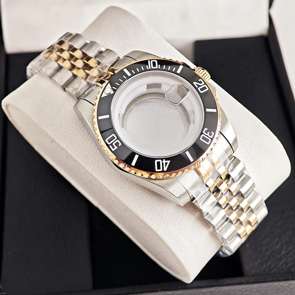 Ladies' NH05 Case 34mm Case Suitable for 24.5mm Dial Stainless Steel Ladies' Automatic Watch Accessories Sapphire Glass image 3