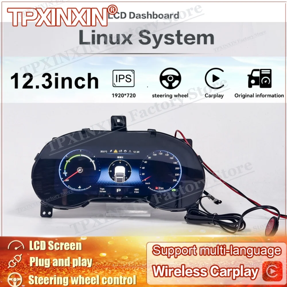

For Toyota Sienna Instrument Cluster 2021~2026 Car instrument cluster Digital LCD Cluster Car Digital Dashboard Panel Carplay