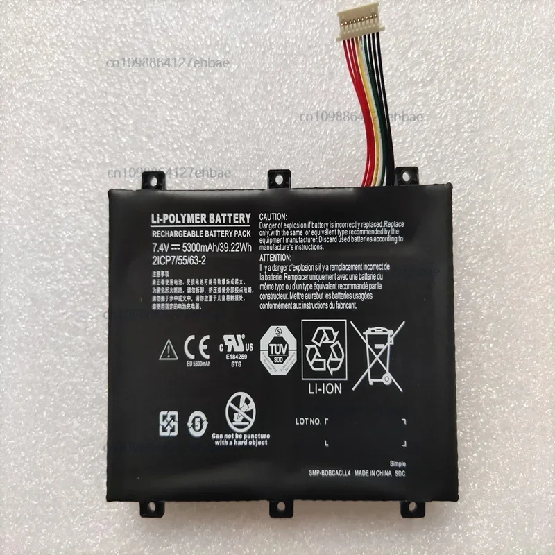 

Новый SMP-BOBCACLL4 2ICP7/55/63-2 21-93042-01 аккумулятор для ноутбука SMP SBINTL Xplore Bobcat Rugged XSlate B10 IX101B2 D10 IX101B1