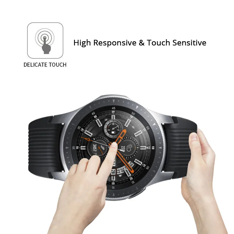 Superior 9H HardnessTempered Glass Screen Protector for Samsung Galaxy Watch 42mm 46mm HD Version Screen Proctective Glass Film