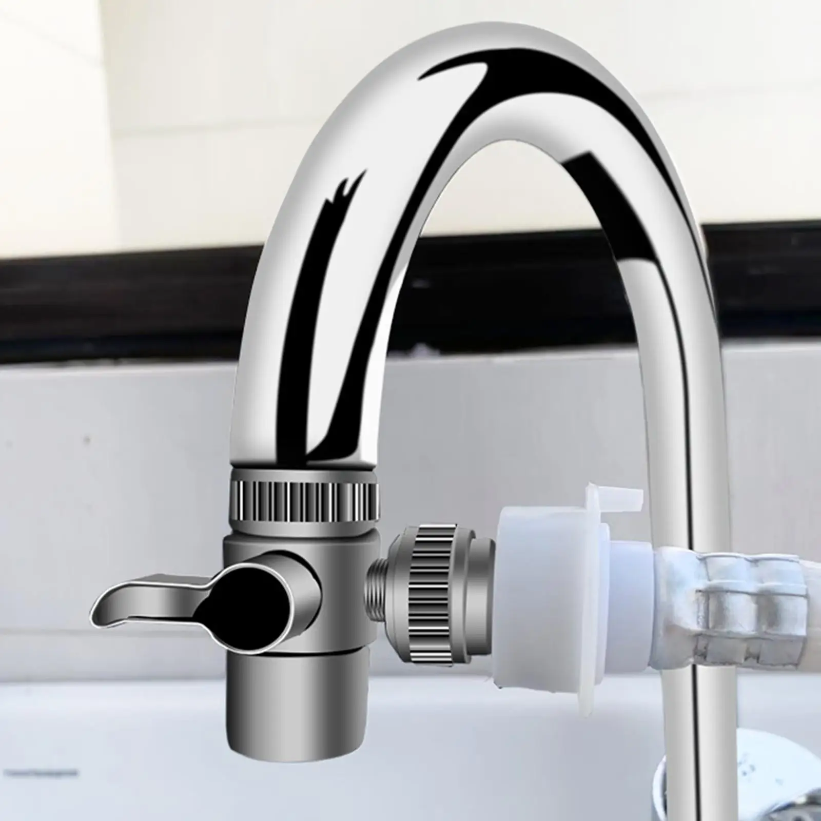 Shower Head Diverter Valve Shower Arm Diverter Valve for Kitchen Bathroom