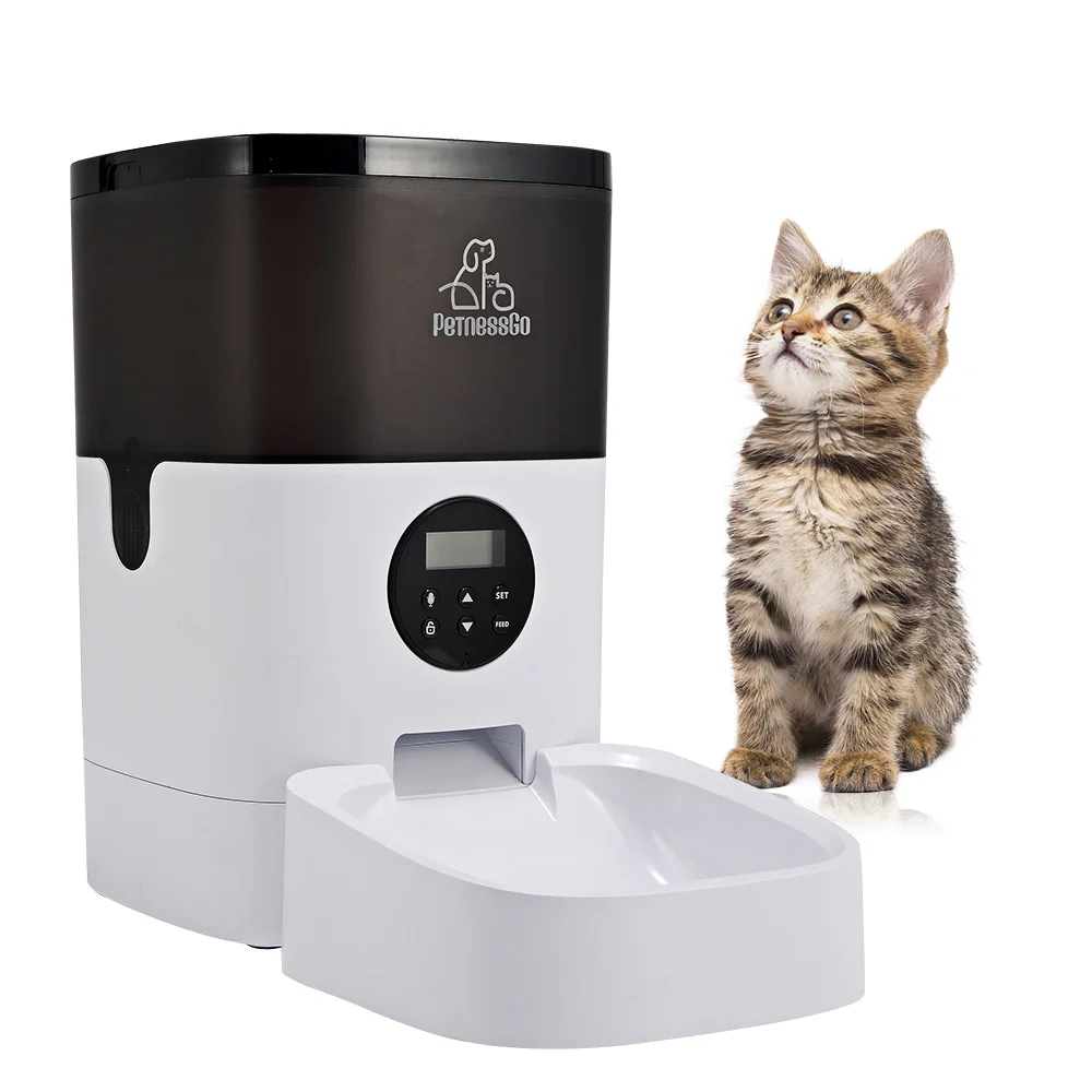 

PeTnessGO Automatic Cat Feeder 7L Smart Control WIFI Pet Cat Food Dispenser For Pet Cat And Dog Feeding Remote Feed