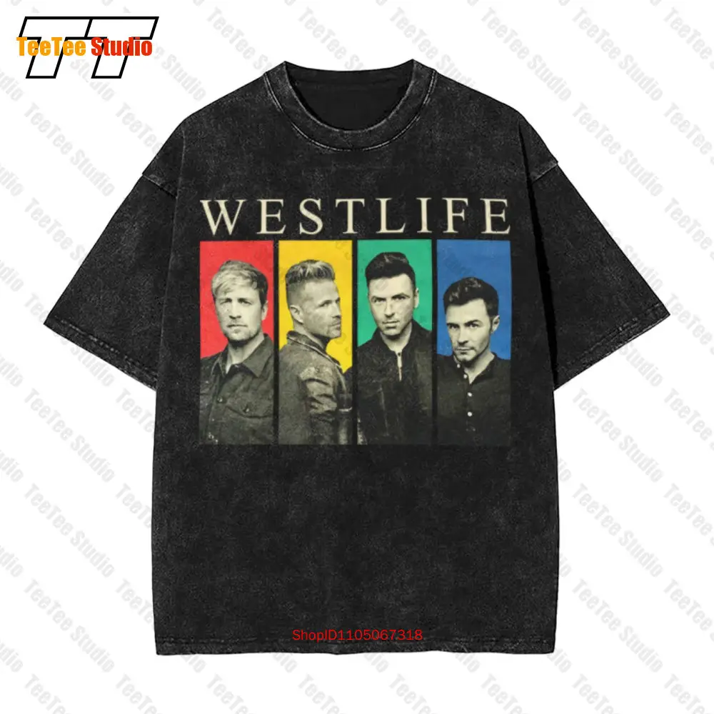 Westlife 20 Tour 2019 Camiseta vintage de gran tamaño H828