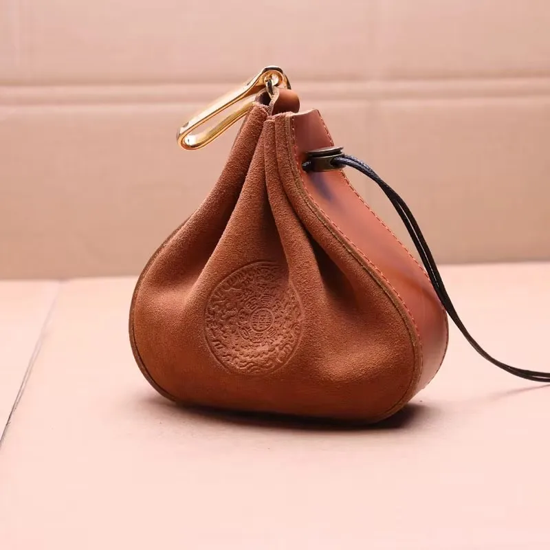 

Medieval Viking Style Medieval Leather Pocket Bag With Belt Coin Purse Retro Waist Bag