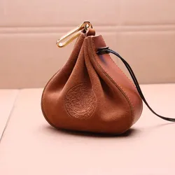 Medieval Viking Style Medieval Leather Pocket Bag With Belt Coin Purse Retro Waist Bag