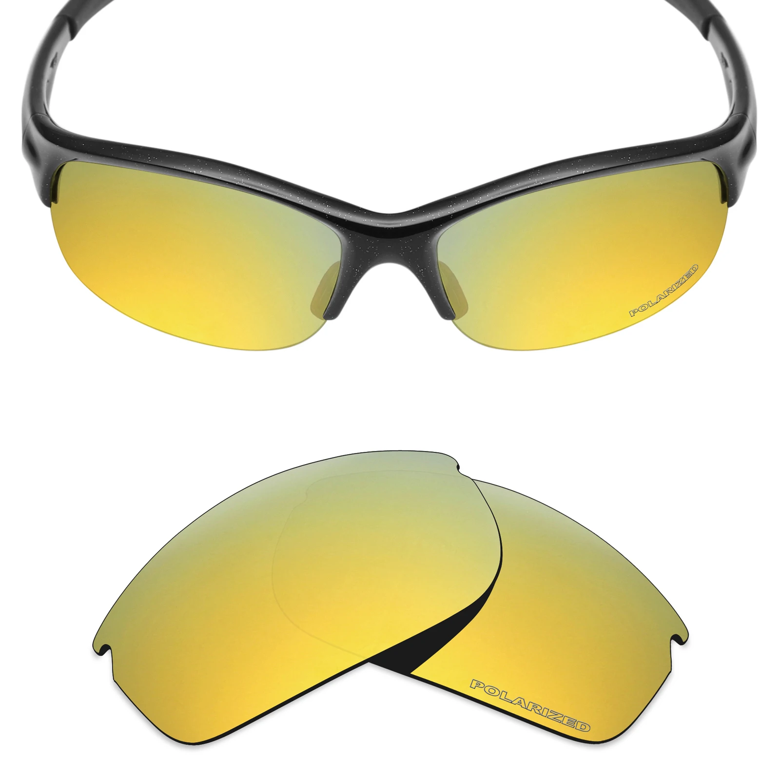 

ezoptix123 Etched Anti-salt Polarized / Non-Polarized Lenses Replacement for Oakley Commit SQ OO9086 - 62mm Sunglasses