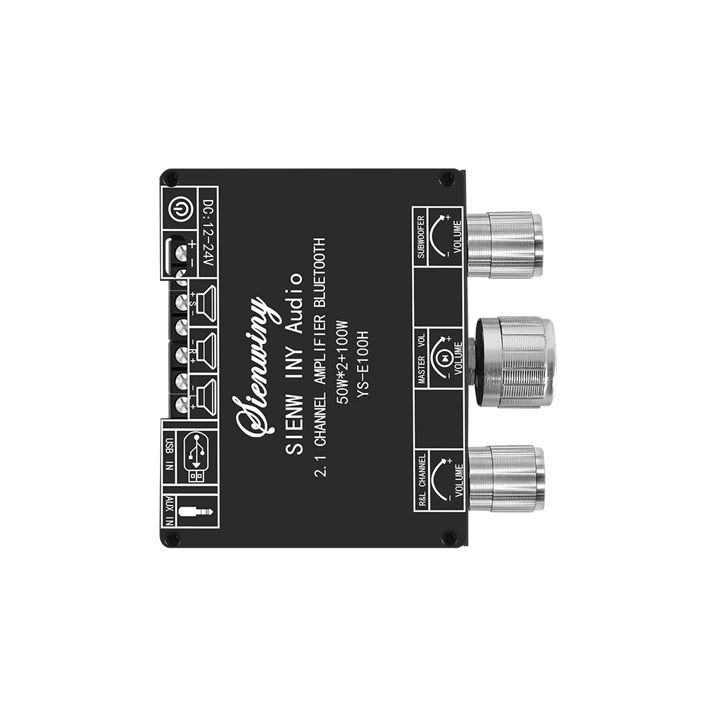 

YS-E100H цифровой усилитель мощности, модуль усиления сабвуфера 2X50W 100W