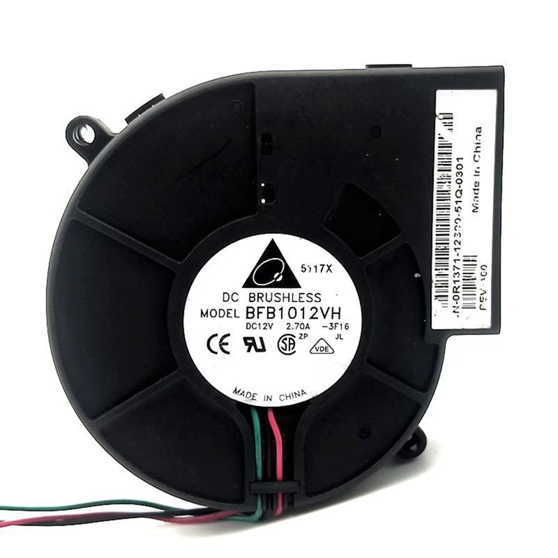 

LJL-BFB1012VH Turbo Blower 12V Centrifugal Fan For Elevator Ventilation Motor Drives Heat Dissipation
