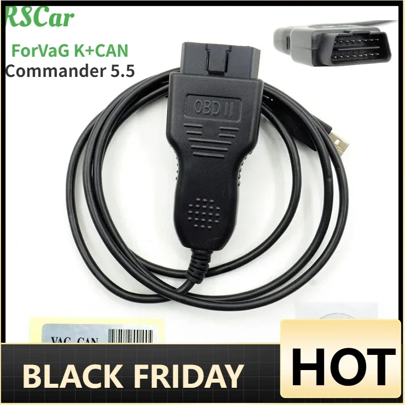 NewVAG K CAN Commander 5.5+Pin Reader 3.9 Beta for V-W OBD OBD2 Diagnostic Cable TV-Activation Function for MMI Based Vehicles